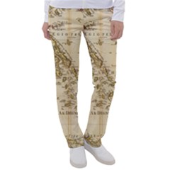 Map Of Greece Archipelago Women s Casual Pants by B30l