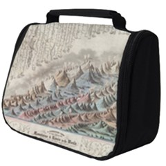 Mountain View Mountain Top Infographics Map Full Print Travel Pouch (big) by B30l