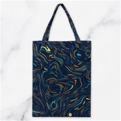 Colorful Abstract Pattern Creative Colorful Line Linear Background Classic Tote Bag by B30l