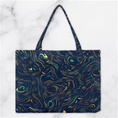 Colorful Abstract Pattern Creative Colorful Line Linear Background Medium Tote Bag by B30l