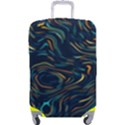 Colorful Abstract Pattern Creative Colorful Line Linear Background Luggage Cover (Large) View1