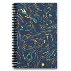 Colorful Abstract Pattern Creative Colorful Line Linear Background 5 5  X 8 5  Notebook by B30l