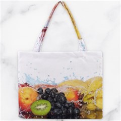 Variety Of Fruit Water Berry Food Splash Kiwi Grape Mini Tote Bag by B30l