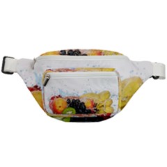 Variety Of Fruit Water Berry Food Splash Kiwi Grape Fanny Pack by B30l