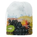 Variety Of Fruit Water Berry Food Splash Kiwi Grape Drawstring Pouch (3XL) View2