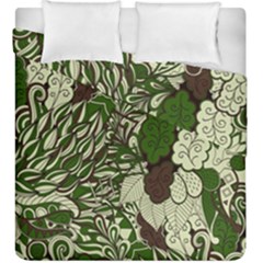 Texture Ornament Pattern Seamless Paisley Duvet Cover Double Side (king Size) by danenraven