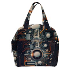 Illustrations Technology Robot Internet Processor Boxy Hand Bag by Cowasu