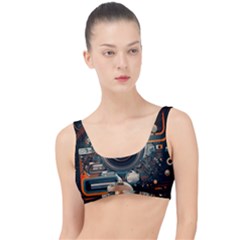 Illustrations Technology Robot Internet Processor The Little Details Bikini Top by Cowasu