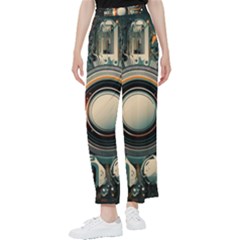 Illustrations Technology Robot Internet Processor Women s Pants  by Cowasu