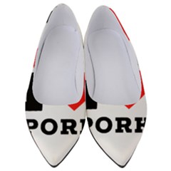 I Love Pork  Women s Low Heels by ilovewhateva