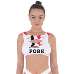 I Love Pork  Bandaged Up Bikini Top by ilovewhateva