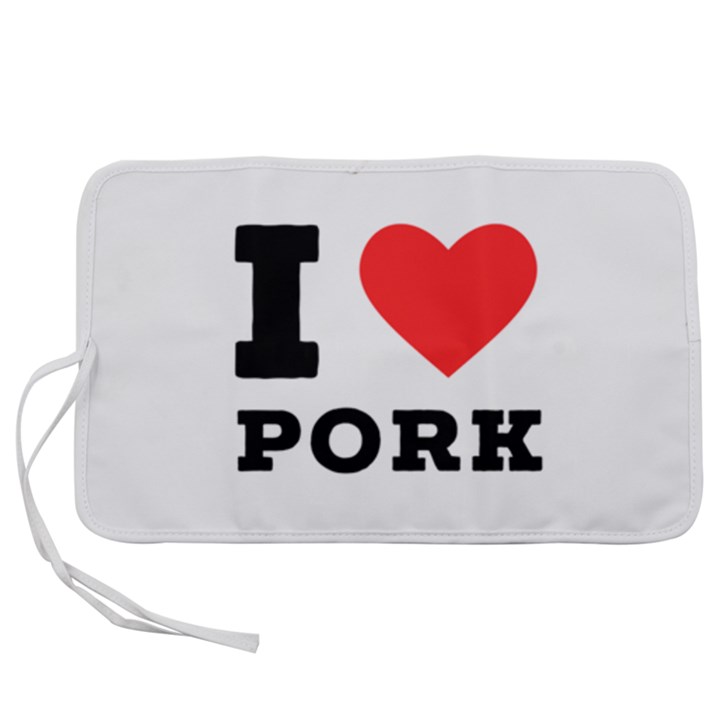 I love pork  Pen Storage Case (S)