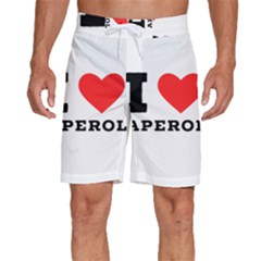 I Love Aperol Men s Beach Shorts by ilovewhateva