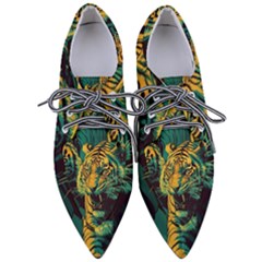 Tiger Pointed Oxford Shoes by danenraven