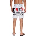 I love peach juice Men s Beach Shorts View4