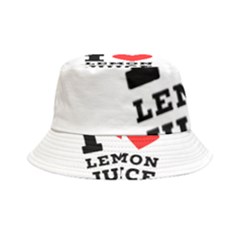 I Love Lemon Juice Inside Out Bucket Hat by ilovewhateva