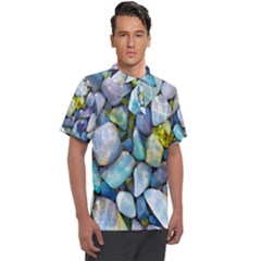 Stones Gems Multi Colored Rocks Men s Polo Tee by Bangk1t