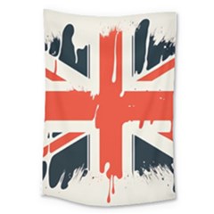 Union Jack England Uk United Kingdom London Large Tapestry by Bangk1t