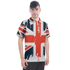 Union Jack England Uk United Kingdom London Men s Polo Tee by Bangk1t