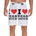 I love pear juice Men s Beach Shorts View1