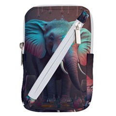 Elephant Tusks Trunk Wildlife Africa Belt Pouch Bag (large) by Ndabl3x