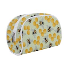 Honey Bee Bees Pattern Make Up Case (small) by Ndabl3x