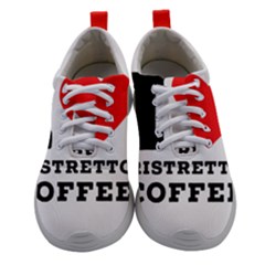 I Love Ristretto Coffee Women Athletic Shoes by ilovewhateva