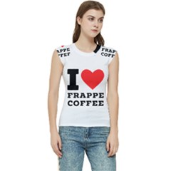 I Love Frappe Coffee Women s Raglan Cap Sleeve Tee by ilovewhateva