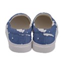 Blue Clouds Rain Raindrops Weather Sky Raining Women s Canvas Slip Ons View4