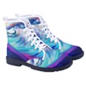 Wave Ocean Sea Tsunami Nautical Nature Water Men s High-Top Canvas Sneakers View3