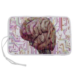 Brain Think Neurons Circuit Pen Storage Case (m) by Wav3s