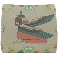 Egyptian Woman Wing Seat Cushion by Wav3s