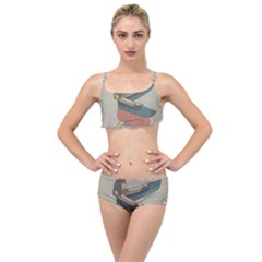 Egyptian Woman Wing Layered Top Bikini Set by Wav3s