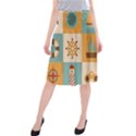 Nautical-elements-collection Midi Beach Skirt View1