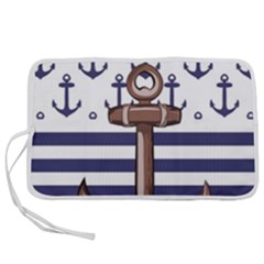 Anchor-background-design Pen Storage Case (m) by Wav3s