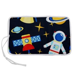 Space Seamless Pattern Pen Storage Case (m) by Wav3s