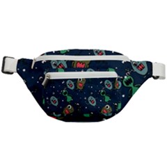 Monster-alien-pattern-seamless-background Fanny Pack by Wav3s