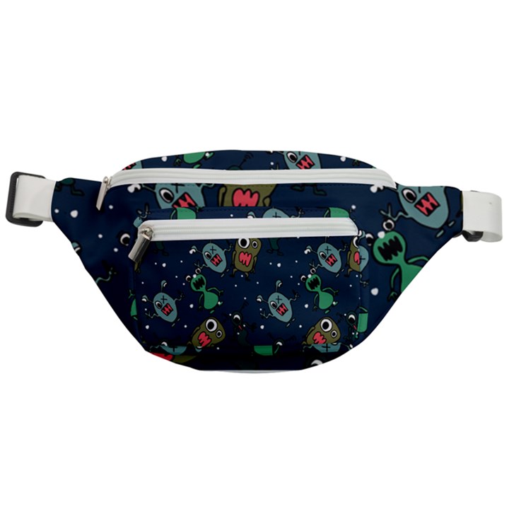 Monster-alien-pattern-seamless-background Fanny Pack