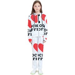 I Love Mocha Coffee Kids  Tracksuit by ilovewhateva