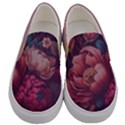 Bouquet-of-colorful-flowers Men s Canvas Slip Ons View1