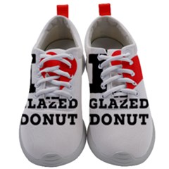 I Love Glazed Donut Mens Athletic Shoes by ilovewhateva