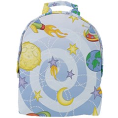 Science Fiction Outer Space Mini Full Print Backpack by Ndabl3x