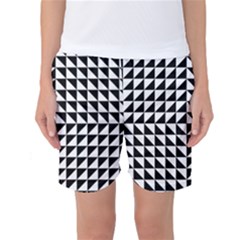 Optical Illusion Black Women s Basketball Shorts by Ndabl3x