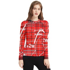 Geometry Mathematics Cube Women s Long Sleeve Rash Guard by Ndabl3x