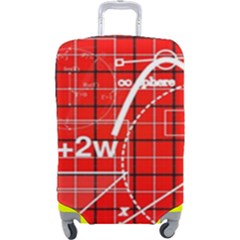 Geometry Mathematics Cube Luggage Cover (large) by Ndabl3x