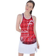 Geometry Mathematics Cube Racer Back Mesh Tank Top by Ndabl3x