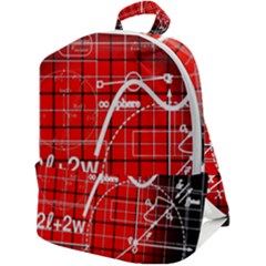 Geometry Mathematics Cube Zip Up Backpack by Ndabl3x