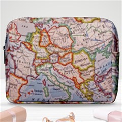 Map Europe Globe Countries States Make Up Pouch (large) by Ndabl3x