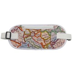 Map Europe Globe Countries States Rounded Waist Pouch by Ndabl3x