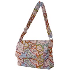 Map Europe Globe Countries States Full Print Messenger Bag (l) by Ndabl3x